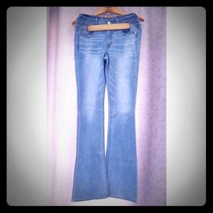 American Eagle Flared Stretch Jean's Size 10 Long